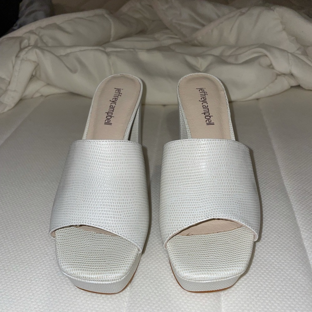 Jeffrey Campbell platform mules